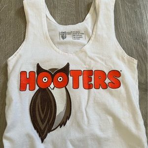 Hooters white uniform tank top